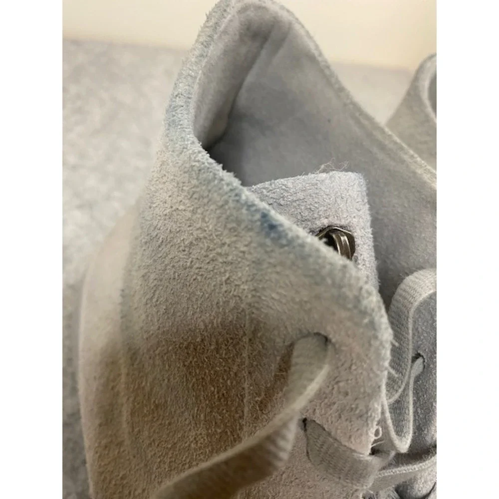 Converse All Star Men’s Suede High-Top Sneakers in Light Gray - Picture 6 of 10